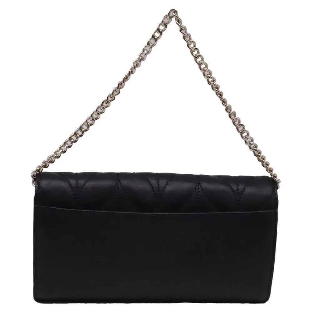 Kate Spade New York Briar Lane Quilted Milou Clutch Bag in Black Leather